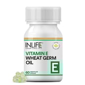 5 - INLIFE Vitamin E Wheat Germ Oil,  60 capsules 