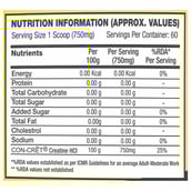 4 - CON-CRET Creatine,  Unflavoured  0.099 lb 