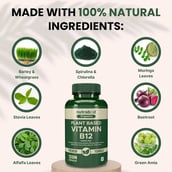2 - Nutrabud Organics Plant Based Vitamin B12,  120 capsules  Unflavoured 