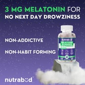 2 - Nutrabud Melatonin Gummies with Chamomile,  60 gummies  Blackcurrant 