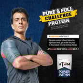 6 - AS-IT-IS Nutrition ATOM Pea Protein,  2.2 lb  Mango Fusion 