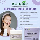 2 - Bio Health Re-Radiance Under Eye Cream,  30 g  Helps to Reduce Dark Circles & Puffiness 