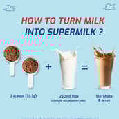 5 - Supermilk Overall Growth for 4-7 Yrs Protein & Nutrition Drink Mix Powder,  1 kg  Double Chocolate 