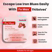 3 - HealthAid Fe Max ThiSolves Natural Raspberry,  30 Strip(s) 