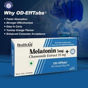 2 - HealthAid Melatonin 5mg + Chamomile Extract 35 mg, 30 tablet(s) Unflavoured