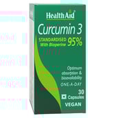 2 - HealthAid Curcumin 3, 30 capsules