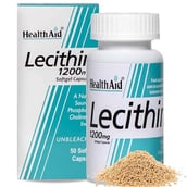 1 - HealthAid Lecithin (1200mg),  50 capsules 