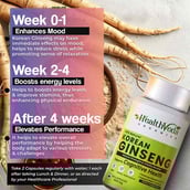 5 - Health Veda Organics Korean Red Ginseng,  60 veggie capsule(s) 