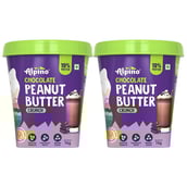 1 - Alpino Peanut Butter (Pack of 2), 1 kg Chocolate Crunch