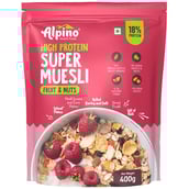 2 - Alpino Super Muesli 400g with Chocolate Peanut Butter 1kg Combo,  2 Piece(s)/Pack  Fruit & Nuts, Smooth 