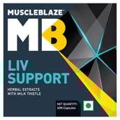 Highlight - MuscleBlaze Liv Support with Milk Thistle,  60 capsules 
