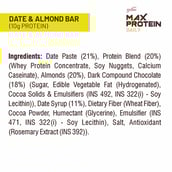 4 - RiteBite Max Protein Daily Bar (10g Protein), 24 bar(s) Date & Almond