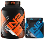 1 - IN2 100% Isolate 3.3 lb with Creatine Monohydrate 0.46 lb Combo, 2 Piece(s)/Pack Cafe Mocha & Unflavoured