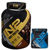 1 - IN2 Whey Protein 4 lb with Creatine Monohydrate 0.46 lb Combo, 2 Piece(s)/Pack Cafe Mocha & Unflavoured