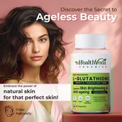 3 - Health Veda Organics L-Glutathione,  Unflavoured  60 capsules 