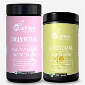 1 - WishNew Wellness Multivitamin Women 18+ 60 Caps & Liposomal Glutathione Combo,  30 capsules  Unflavoured 