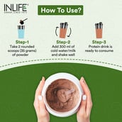 8 - INLIFE Vegan Plant Protein,  1.1 lb  Chocolate 