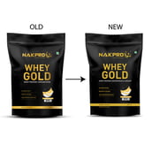7 - Nakpro Whey Gold Protein Concentrate,  2.2 lb  Banana 