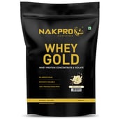 1 - Nakpro Whey Gold Protein Concentrate,  2.2 lb  Vanilla 