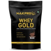 1 - Nakpro Whey Gold Protein Concentrate,  2.2 lb  Chocolate 