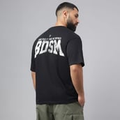 5 - MuscleBlaze Carnage Oversized Tshirt, Black Large