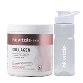 HealthKart HK Vitals Skin Radiance Collagen 200g Orange With Sipper