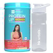 HealthKart HK Vitals ProteinUp Women 400g Vanilla & Shaker Combo