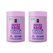 1 - British Life Sciences Happi Kidz Iron & Vitamin C, 60 gummies Blackcurrant (Pack of 2)