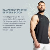 5 - MuscleBlaze Raw Whey Isolate,  4.4 lb  100% Clean Whey Unflavoured 