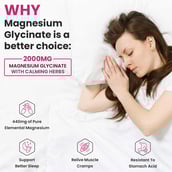 6 - Naturyz Triple Strength Magnesium Glycinate with Calming Herbs, Unflavoured 50 tablet(s)