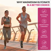 5 - Naturyz Triple Strength Magnesium Glycinate with Calming Herbs, Unflavoured 60 tablet(s)