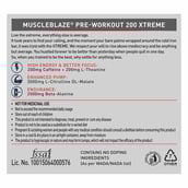 1 - MuscleBlaze PRE Workout 200 Xtreme,  0.44 lb  Fruit Punch 