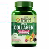 1 - Himalayan Organics Vegan Collagen 2000mg with Biotin & Vitamin C,  100 tablet(s)  Unflavoured 