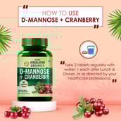 8 - Himalayan Organics D-Mannose + Cranberry,  90 tablet(s) 