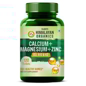 1 - Himalayan Organics Calcium+Magnesium+Zinc,  120 tablet(s)  Unflavoured 