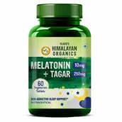 1 - Himalayan Organics Melatonin 10mg + Tagar 250mg,  60 tablet(s)  Unflavoured 