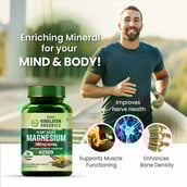5 - Himalayan Organics Plant Based Magnesium,  Natural  120 capsules 