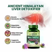 5 - Himalayan Organics Milk Thistle 800mg Serve,  60 veggie capsule(s) 