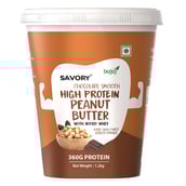1 - Savory Chocolate High Protein Peanut Butter,  1.2 kg  Smooth 