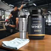 1 - Nutrabay Single Cup Steel Shaker Bottle,  Silver  600 ml 