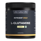 2 - Nutrabay Gold L-Glutamine,  0.39 lb  Lemon 