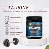 2 - Pure Nutrition 100% Pure Taurine Powder,  200 g 