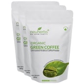 Neuherbs Organic Green Coffee Beans Powder for Weight Loss - Pack of 3,  0.8 kg 