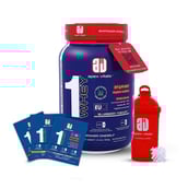 1 - Apex Vitals 1 Whey 27 g Protein, 2 lb Blueberry Yoghurt (with Samples & Shaker Free)