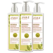 1 - Jiva Ayurveda Heena Shampoo,  200 ml  Deep Cleansing (Pack of 3) 