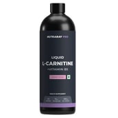 2 - Nutrabay Pro Liquid L-Carnitine + Vitamin B5,  450 ml  Lychee Crush 