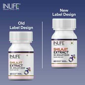 5 - INLIFE Shilajit Extract 500 mg,  60 veggie capsule(s) 