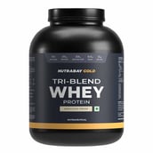 1 - Nutrabay Gold Tri-Blend Whey Protein,  4.4 lb  Vanilla Ice Cream 