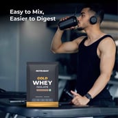 4 - Nutrabay Gold Isolate Whey Protein, 0.07 lb Rich Chocolate Creme