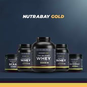8 - Nutrabay Gold Tri-Blend Whey Protein,  1.1 lb  Cafe Mocha 